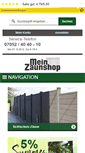 Mobile Screenshot of mein-zaunshop.de